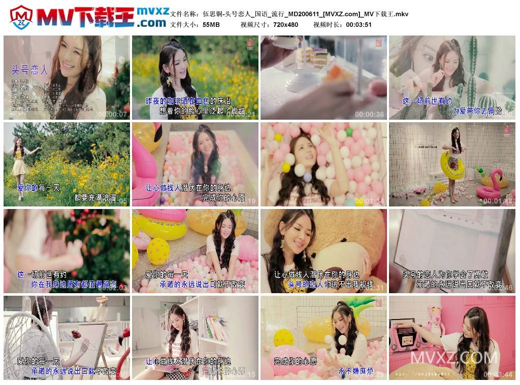 伍思铜-头号恋人_国语_流行_MD200611